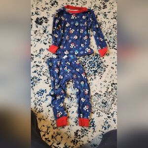 Carter's Disney Santa Mickey Pajamas